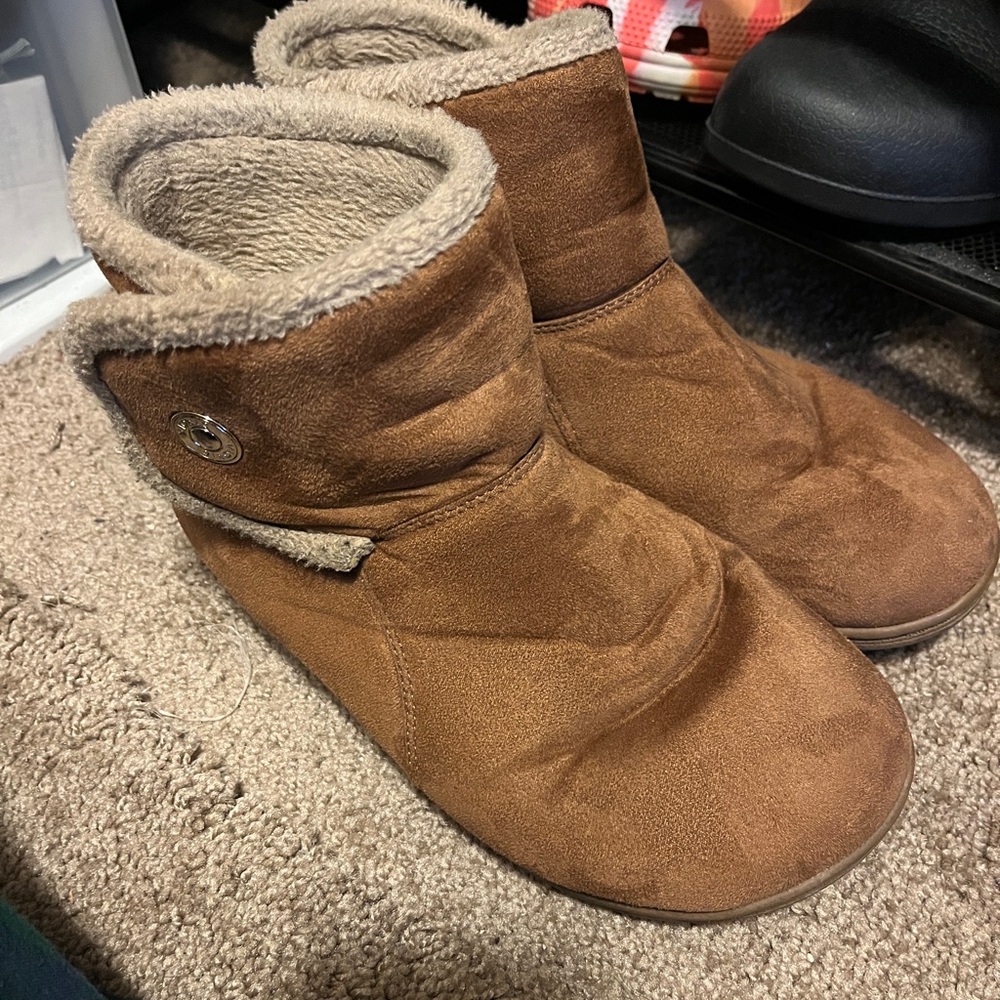 Vionic Brown Slipper Boots